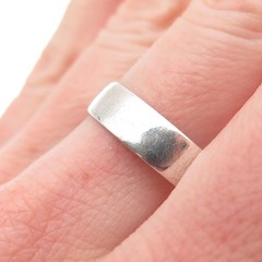925 Sterling Antique 1911-1936 Australia 1 Florin – George V Coin Ring Size 9.75