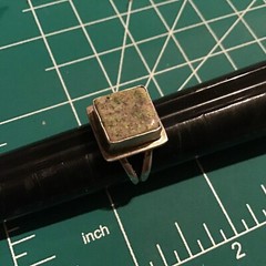 Vintage Sterling Silver Modernist Free Form RING Size 6