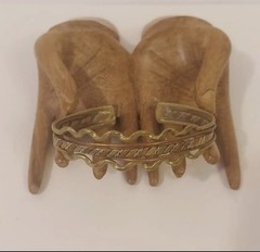 Brass And Copper Cuff Bracelet