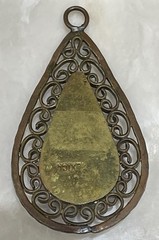Filigree Malachite Pendant Made In Mexico