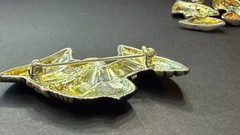 Vintage Egyptian Revival Nubian Queen Brooch & Earrings Set Askew London Style