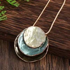 Bohemian Retro Jewelry Set Handcrafted Earrings Necklace Women Holiday Gift