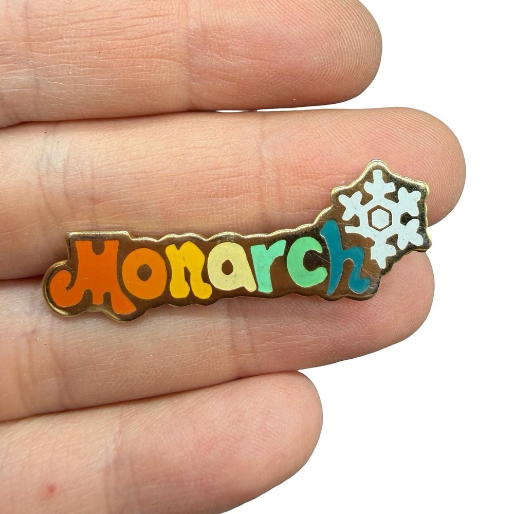 Monarch ski Resort Lapel Pin Colorado Skiing Pin