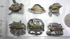 Lot of Six (6) BIRDS & BLOOMS Limited Edition Brooches / Pins 1998 – 2008 Cute!