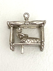 Vintage Sterling Silver MECHANICAL Charm England Choose
