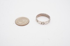 Vintage Sterling Silver 925 Star Ring Size 6