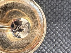 VTG CORO Signed White Enameled antique car Gold Tone Screw Back Earrings 0.9Inch