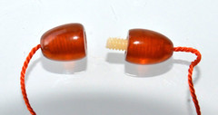 ✅1970 RUSSIAN SOVIET BALTIC AMBER TWIST CLASP NECKLACE 老琥珀 BRASLET PENDANT SCREW