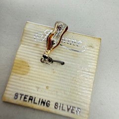 Jezlaine Sterling Silver Cola Bottle Charm Vintage Enamel Soda Pop Pendant