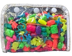 Y2K Vintage Plastic Bracelet Making Bead Bag Charms