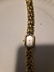 Vintage Seiko Ruby And Diamond Ladies Watch Gold