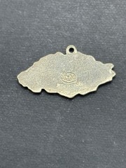 Vintage Sterling Silver Nassau Bahamas Enamel Charm G7