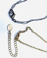 Lot Vtg Mesh Kerchief Necklace Bracelet Earrings Metal Disco 1970s 1980s 1990s