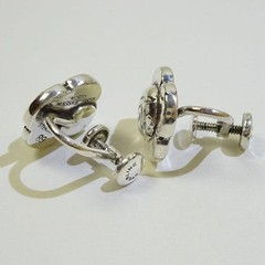 Georg Jensen Rose Flower Earrings No.89 Sterling Silver Vintage USA Rare