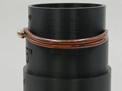 VTG Sterling Signed Cuff Bracelet 2.5in Unisex Solid Stacked Tube 15g Bead