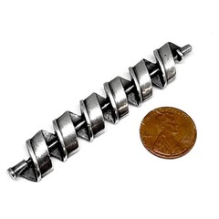 RARE Vtg Modernist Sterling UNUSUAL PAUL LOBEL BROOCH Pin Machine Age MCM 1950s