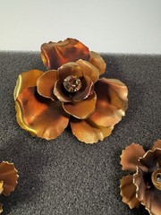 Vintage Coro Jewelry Brooch And Pair Of Clip On Earrings See Description