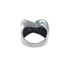 N&D ONDERDONK 925 Sterling Silver Vintage Modernist X Oxidized Ring Size 6.75