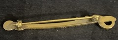 Antique Edwardian 9ct Gold WWI Sweetheart Brooch Sword Ornate Saber 2.2g Rare 9k