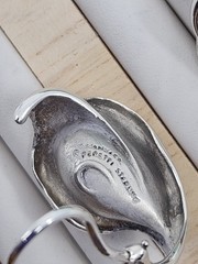 Vintage Elsa Peretti Tiffany & Co Sterling Silver Minimalist Hoop Earrings Rare
