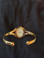 Vintage Lenox Autumn Porcelain Jewelry 12K Gold Filled Bracelet Necklace Earring