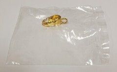 Baby Bootie Birthstone Charm April Simulated Diamond Goldtone New Vintage NOS