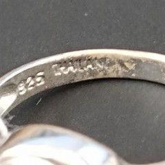 Minimalist Silver Ring Round Quartz Modernist Bezel Size 8 Classic Timeless Gift