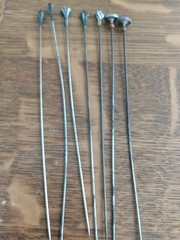 Lot Of 7 Antique Sterling Silver Assorted Hat Stick Pins
