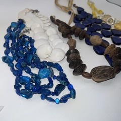 Vintage Necklaces Mixed Lot of 5 Classic to Funky, Varied Styles