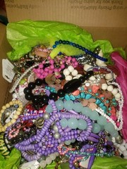 Large box of pretty costume jewelry. Vintage through today designs. GREAT DEAL!