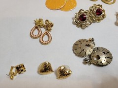 Vintage Pierced Earring Lot 40+ Pairs Of POST ONLY Assorted Colors & Sizes #1