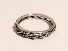 Vintage Sterling Silver, 0.925, Ring, sz 8.25
