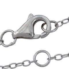 Vintage Sterling Silver 925 Cubic Zirconia Pendant Necklace 16″, 17,” 18″
