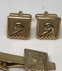 Cufflinks and Tie Bar Set – Vintage