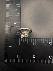 SZ 5.75 Vintage Sterling Silver Fairy Wing Ring Estate 925