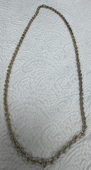 Vintage Gold Tone Double Rolo Chain Link 30”Necklace