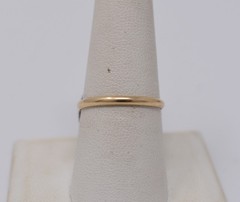 Antique c. 1900 Victorian Child Photo Portrait Ring Gold Filled sz. 8.5