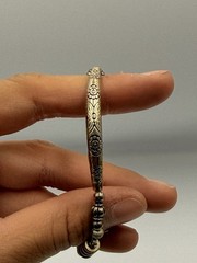 Y2K Red & Silver Bangle Braclet