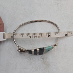 vintage Made in Mexico Nickel Silver Bracelet – Fish Design