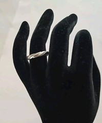 Wheeler Mfg Co Braided Ring Sterling Size 7 WMCO