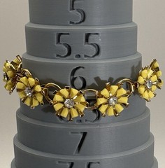 Vintage Signed Coro Yellow Thermoset Flower Bracelet & Brooch Set Rhinestone