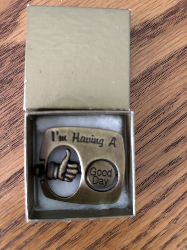 Vintage JJ Jonette I’m Having A Good/Bad Day Brooch