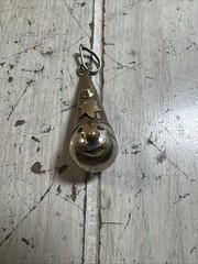 Old Pawn Sterling Silver Wizard Bell Pendant No Markings MCM HTF