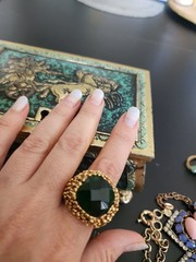 vintage costume jewelry lot of 28 in beautiful box