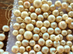 Vintage Jewelry LOT of 8 pearl bead necklaces Repair repurpose restring