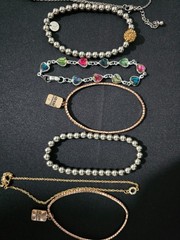 mixed metal materials bracelet lot 20