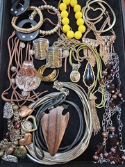 Vintage To Now Gorgeous Boho Mixed Jewelry Lot As Pictured