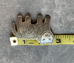 CAT BROOCH PIN RETRO COLLECTIBLE HANDCRAFTED BY VILLAGERS IN CHIANGMAI THAILAND
