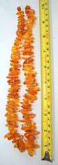 69gr RUSSIAN SOVIET BALTIC AMBER BEAD NECKLACE 琥珀 BRACELET STONE PENDANT EARRING