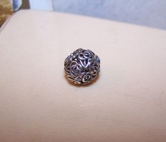 Sterling Silver European Bead Charm – Rennie Mackintosh Roses